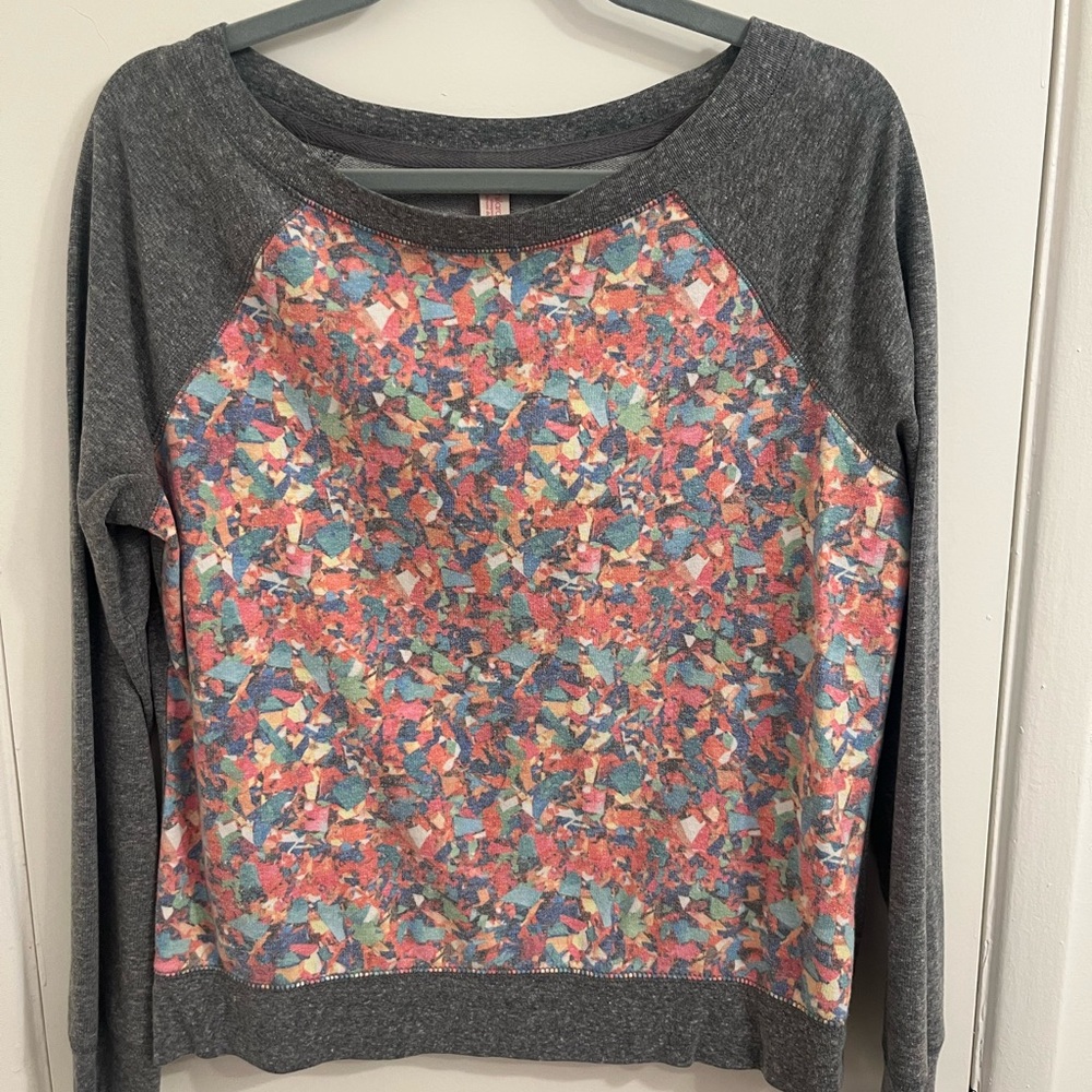 Colorful Abstract Pattern Sweatshirt